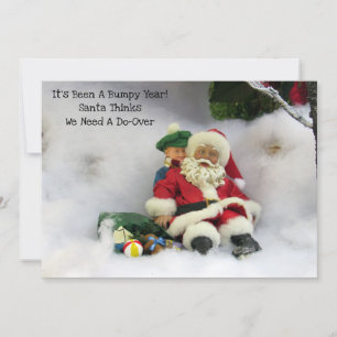 Festiva Ha sido un año lleno de baches - Tarjeta de Navida