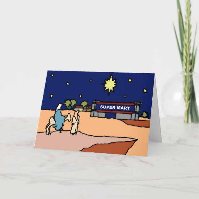 Festiva Había una posada aquí... Tarjeta (Anverso)