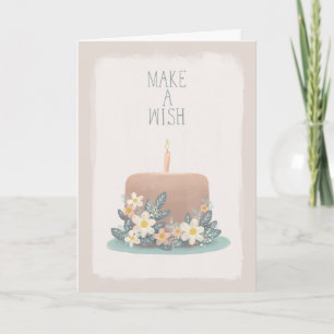 Festiva Hacer una tarjeta de saludo plegada Wish