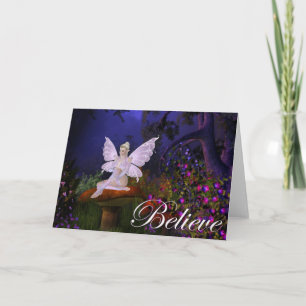 Festiva Hada en un hongo diseño 3 - tarjeta de crédito
