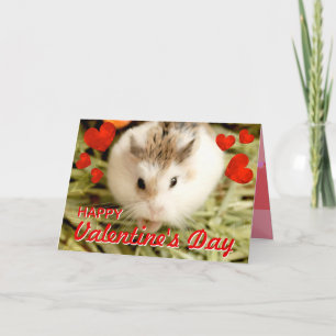 Festiva HammyVille - tarjeta del día de San Valentín linda