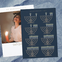 Festiva Hanukkah 101 foto tarjeta Hanukkah