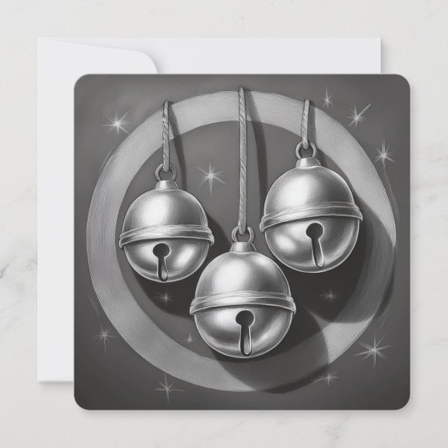 Festiva Hark, cómo las campanas: Tarjeta de Navidades Mini (Anverso)