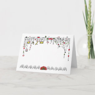 Festiva Haz tu propia tarjeta de vacaciones para Navidades