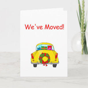Festiva Hemos movido un auto con la tarjeta de Navidades d