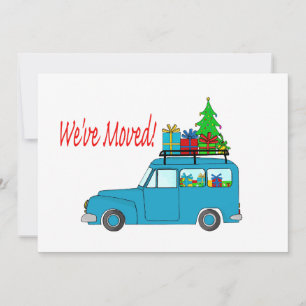 Festiva Hemos trasladado la tarjeta de Navidades de coches