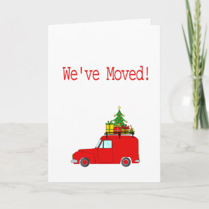 Festiva Hemos trasladado la tarjeta de Navidades de coches