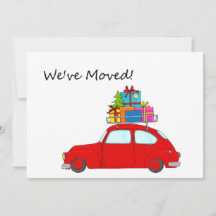 Festiva Hemos trasladado la tarjeta de Navidades de coches
