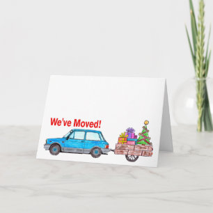 Festiva Hemos trasladado la tarjeta de Navidades de coches