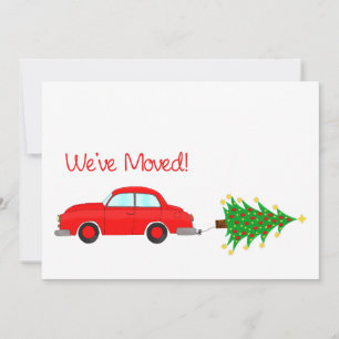 Festiva Hemos trasladado la tarjeta de Navidades de coches