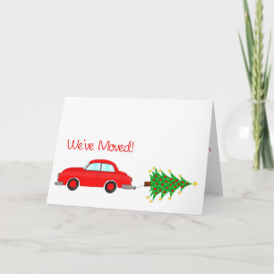 Festiva Hemos trasladado la tarjeta de Navidades de coches