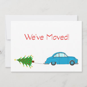 Festiva Hemos trasladado la tarjeta de Navidades de coches