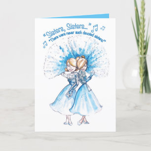 Festiva Hermanas, tarjeta de saludo de Heather French Henr