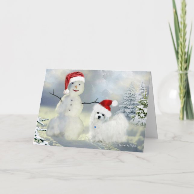 Festiva Hermes, la tarjeta de saludo de los Navidades malt (Anverso)