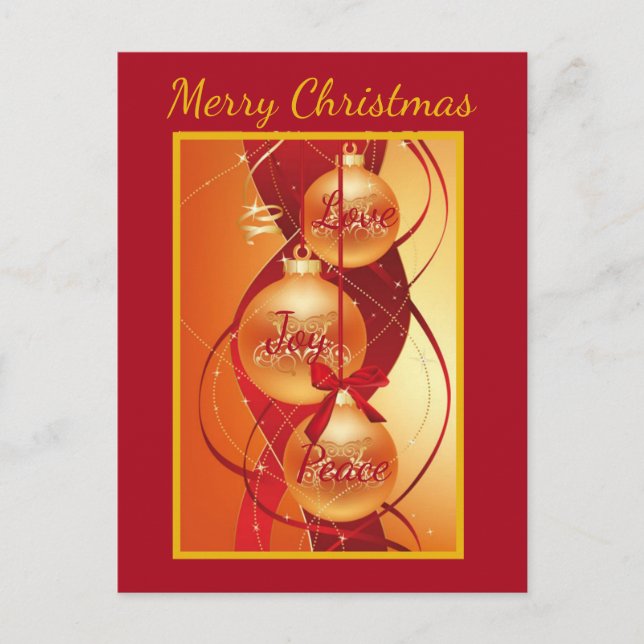 Festiva Hermosa postal de vacaciones de expresiones (Anverso)