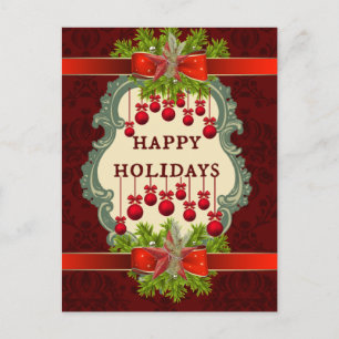 Festiva Hermosa postal de vacaciones de expresiones