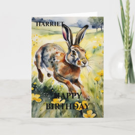 Festiva Hermosa tarjeta de cumpleaños de mariposas (editab