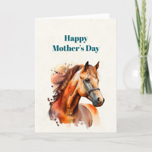 Festiva Hermosa tarjeta del día de la madre
