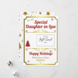 Festiva Hija en Navidades de Derecho - titular de tarjeta 