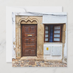 Festiva Histórica tarjeta de felicitación de la puerta de 