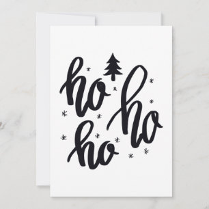 Festiva ho ho ho tarjeta