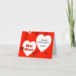 Festiva Hola Tarjeta del Día de San Valentín Personalizabl