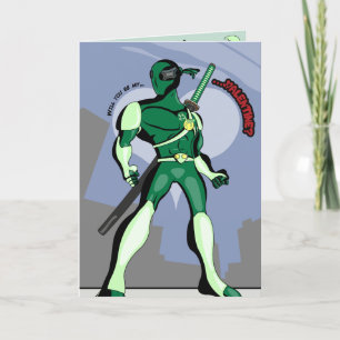 Festiva Hombre Mantis - Tarjeta del Día de San Valentín