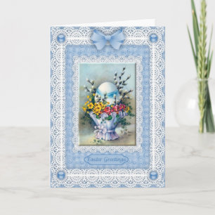 Festiva Huevo de Pascua, tarjeta de felicitaciones del