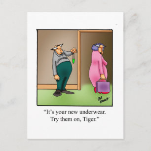 Festiva Humor El día de San Valentín divertida postal