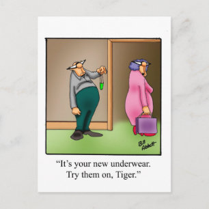 Festiva Humor El día de San Valentín divertida postal