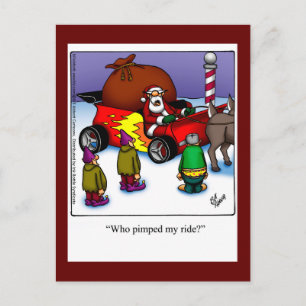 Festiva Humor postal de los navidades
