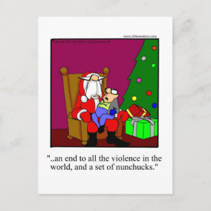 Festiva Humor postal de Navidades divertidos