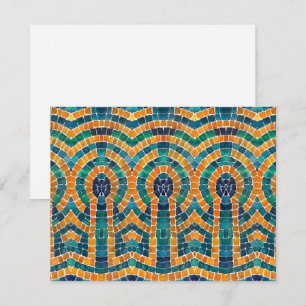 Festiva ICONOS DE ORO MOSAICO Tarjeta Plana 4.25x5.5