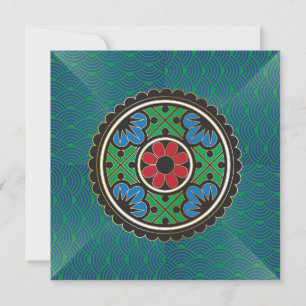 Festiva Invitación/ Tarjeta plana de vacaciones de Mah Jon