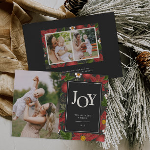 Festiva Jardín de Invierno   Tarjeta fotográfica de Navida