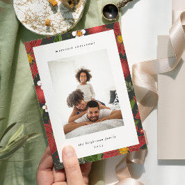 Festiva Jardín de Invierno | Tarjeta fotográfica de vacaci