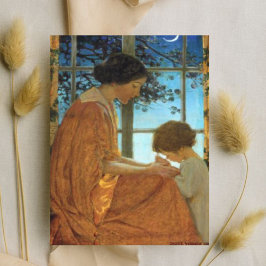 Festiva Jessie Wilcox Smith Viñeta tarjeta del día de la m