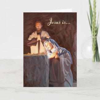 Festiva Jesús es la razón de la tarjeta de felicitación de