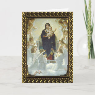Festiva Jesus Mary and Angels - Tarjeta Bella Artes de vin