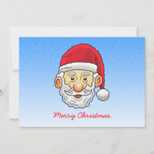 Festiva Jingle Bells con tarjeta plana de vacaciones de Sa