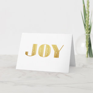 Festiva Joy Gold Metallic Art Deco Tarjeta de felicitación