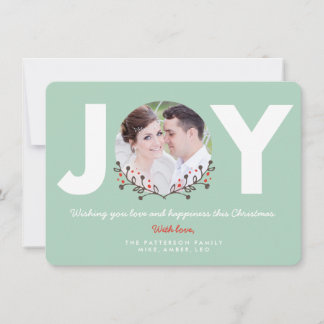 Festiva JOY Mint | Tarjeta fotográfica de vacaciones