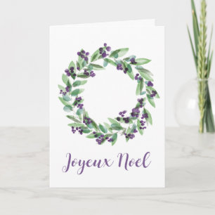 Festiva Joyeux Noël, Navidades franceses con tarjeta de va