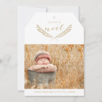 JOYEUX NOEL | TARJETA DE FOTOGRAFÍA MODERNA DE VAC