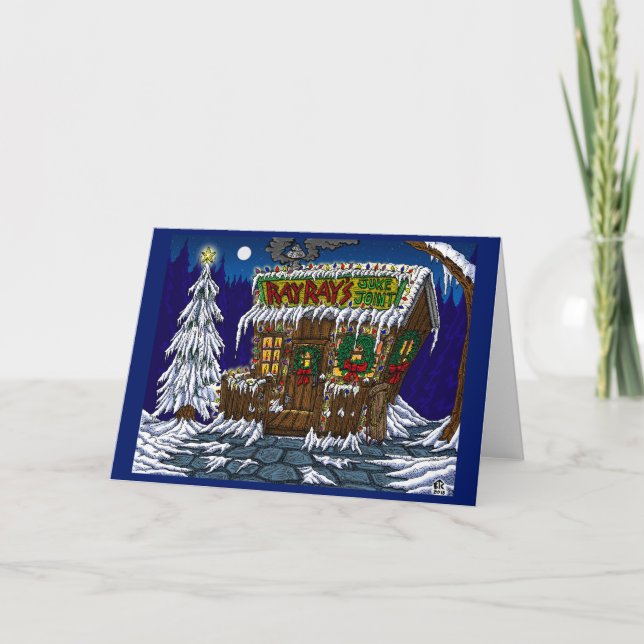 Festiva Junta de Juke de Ray - Tarjeta de felicitación (Anverso)