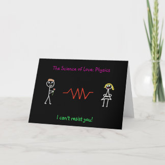 Festiva La ciencia del amor: Tarjeta de la física (haga -