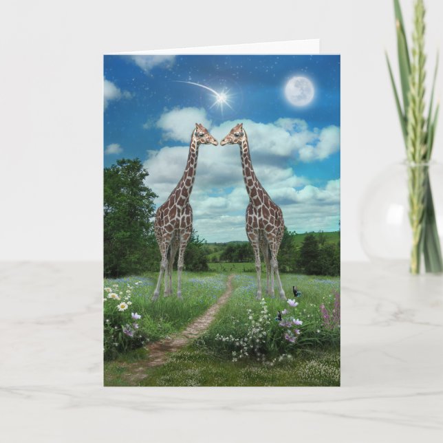 Festiva La estrella besó la tarjeta (Anverso)