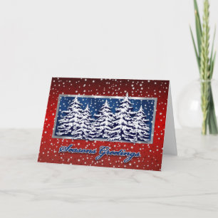Festiva La estrella Spangled la tarjeta de felicitaciones
