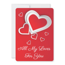 La forma de amor del corazón con la tarjeta de dis