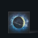 Festiva La Luna - Tarjeta de felicitación<br><div class="desc">¡Sorprendente tarjeta en blanco con la ilustración de Galaxy!</div>